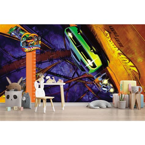 Papel De Parede Hot Wheels Shopee Brasil
