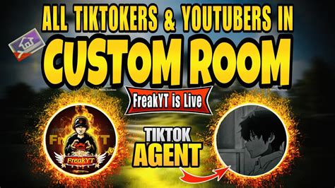 FreakYT TikTok AGENT AND ALL FAMOUS TIKTOKERS YOUTUBERS IN CUSTOM