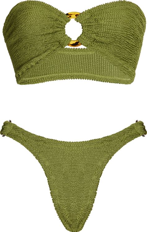 Hunza G GLORIA BIKINI ShopStyle Two Piece Swimsuits