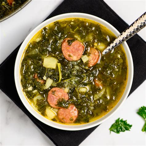 LINGUICA KALE SOUP featsq - The Genetic Chef