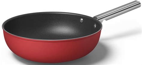 Сковорода WOK Smeg 30 см Красная (CKFW3001RDM) – фото, отзывы ...