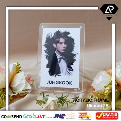 Jual Frame Magnet Akrilik Bingkai Foto R Photocard Holder Bts Nct Kpop