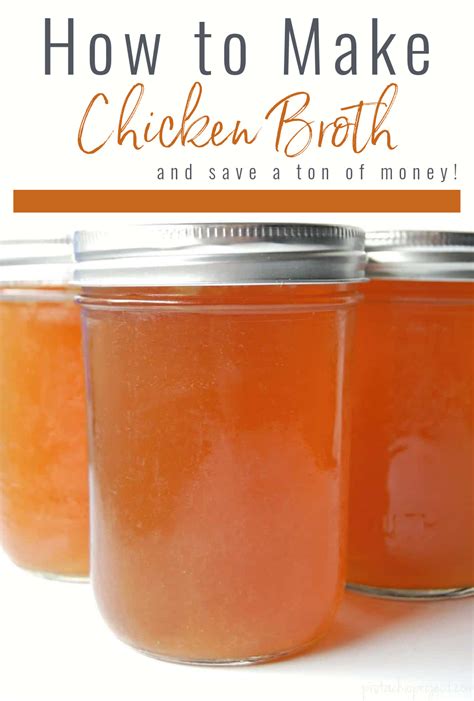 Crock Pot Chicken Broth - The Pistachio Project