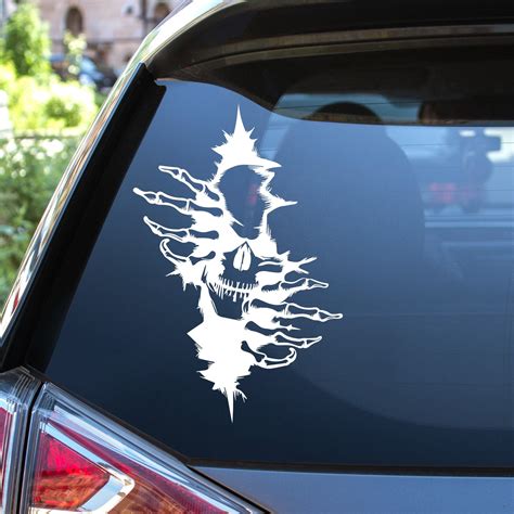 Skull Decal Skull Vinyl Decal Skull Sticker Skull Car - Etsy