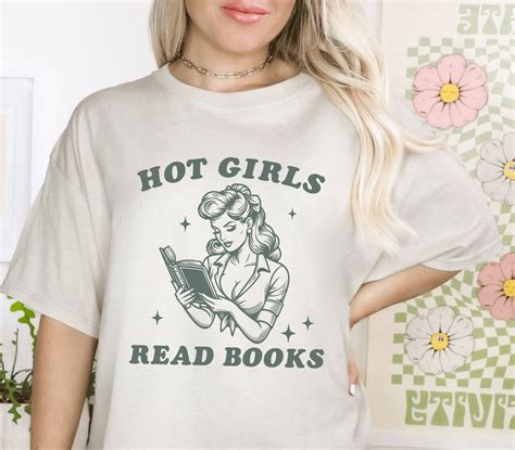 Hot Girls Read Books Shirt Bookish Shirt Reading Shirt Book Shirt