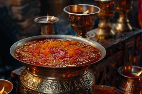 Traditional indian soup lentils | Premium AI-generated image