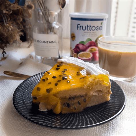 Mango Passion Fruit Cake Recipe - Baking Simple Bakeomaniac