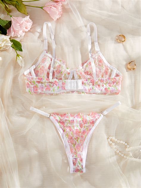 Conjunto De Lingerie Feminino Elegante E Ultra Ligeiro Para Senhoras Jovens Shopee Brasil