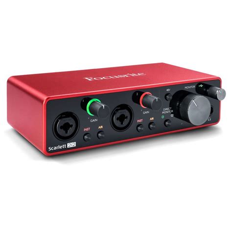 Звуковая карта FOCUSRITE Scarlett 2i2 3rd Gen • лучшая цена • купить в ...