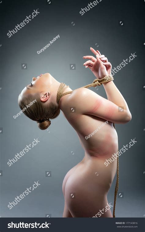 Naked Girl Rope Around Her Neck Stock Photo Shutterstock