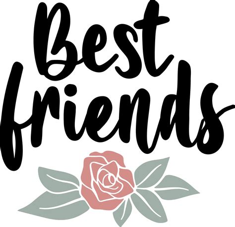 Best Friends Svg Friends Svg Heart Svg Friendship Svg Inspire