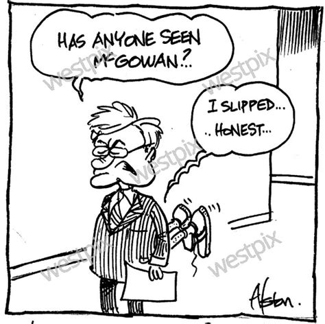 Dean Alston Cartoon Mark Mcgowan Wearing Westpix