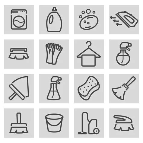 House Cleaning Set Stock Vector Image By Julija Grozyan