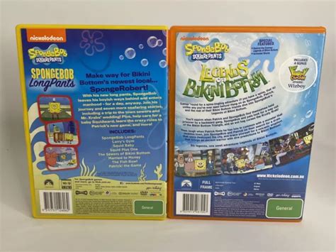 SPONGEBOB SQUAREPANTS SPONGEBOB LongPants Legends Of Bikini Bottom DVDs R PicClick AU
