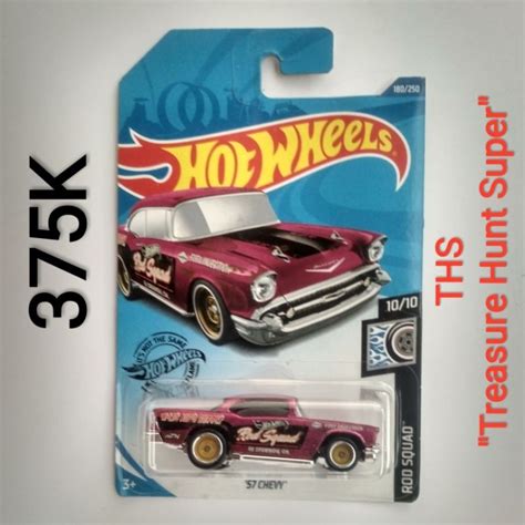 Jual Hot Wheels THS Treasure Hunt Super Hunts Chevy Rod Squad Shopee Indonesia