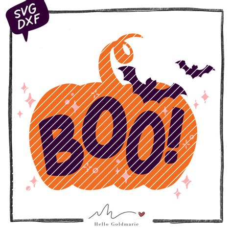 Plotterdatei Halloween Boo K Rbis