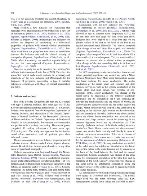 SOLUTION: Papanas2007 nerve conduction velocity electromyography