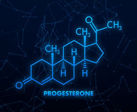 Progesterone Female Sex Hormone Molecule Vector Illustration Vector Art At Vecteezy