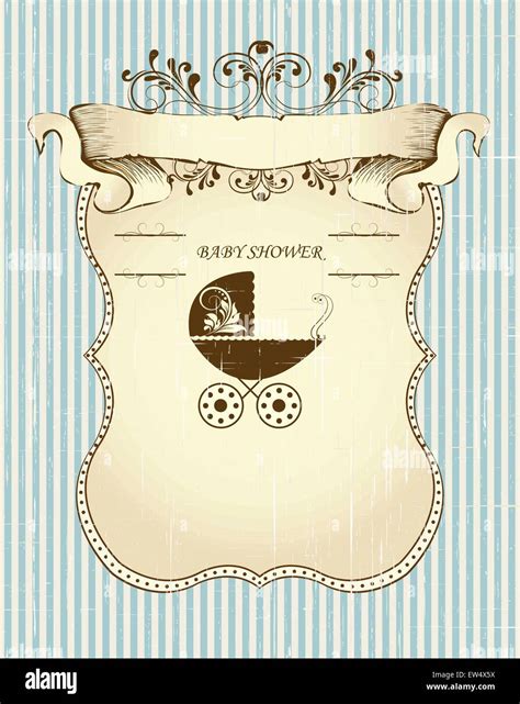 Vintage Baby Shower Invitations