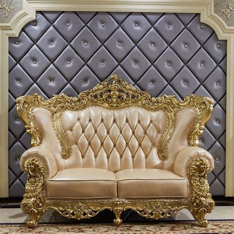 Кожаный диван в европейском стиле, роскошная мебель для гостиной 123 ...