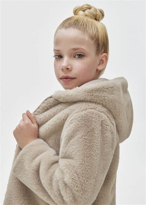 Girl Fur Jacket Mayoral