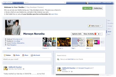 How To Enable Facebook Timeline Feature In Your Facebook Profile