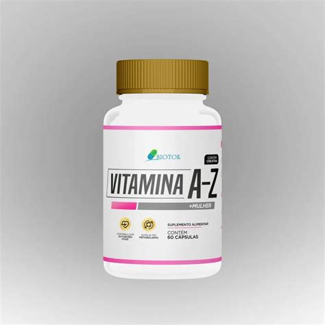 Biotok Vitamina de A Z Mulher 180 Cápsulas