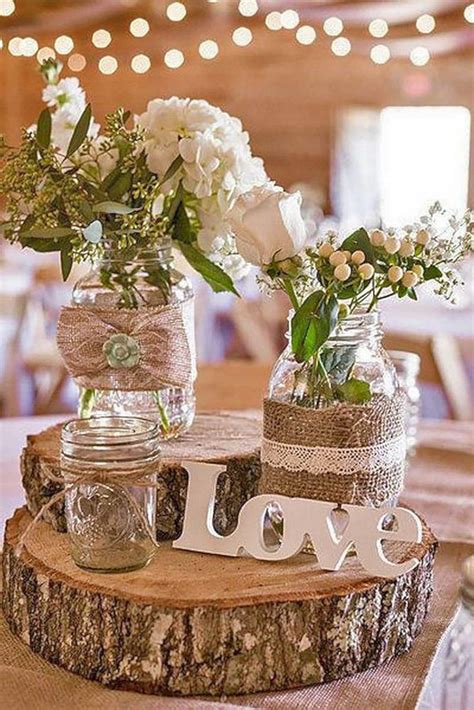 25 Best DIY Rustic Country Wedding Decoration Ideas Boda temática