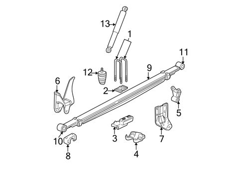 Gmc Sierra 1500 Classic Suspension Shock Absorber Rear 1500 2500