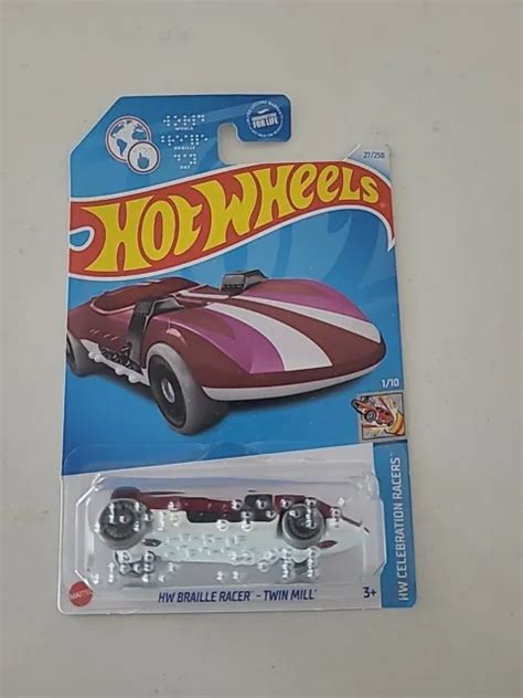 Hot Wheels Hw Celebration Racers Hw Braille Racer Twin Mill Eur Picclick Fr