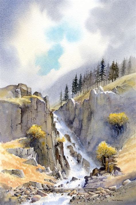 Davidbellamyart Watercolor Landscape Paintings Landscape Paintings