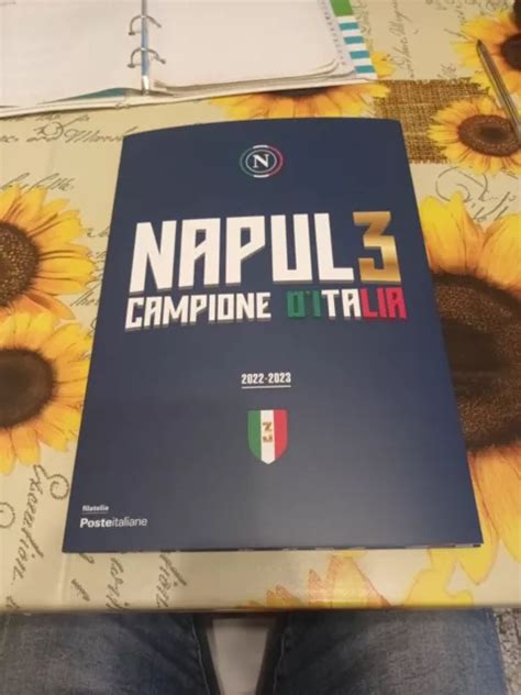 FOLDER NAPOLI CAMPIONE D Italia Scudetto 2023 Poste Italiane Napul3 EUR