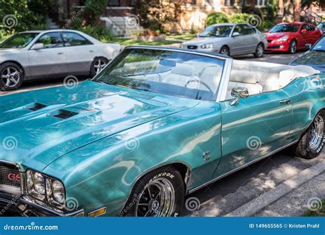 Chicago, IL/USA - 09-03-2017: Classic Buick Convertible Parked on ...