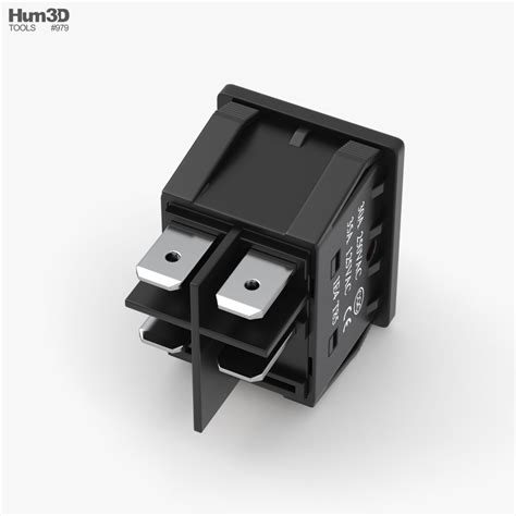 Выключатель питания 3D модель - Хобби и Быт на 3DModels