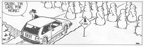 Calvin And Hobbes By Bill Watterson Calvin And Hobbes Snowmen Calvin