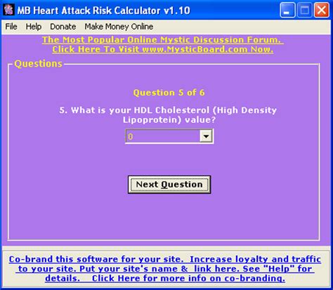 Mb Heart Attack Risk Calculator Untuk Windows Unduh