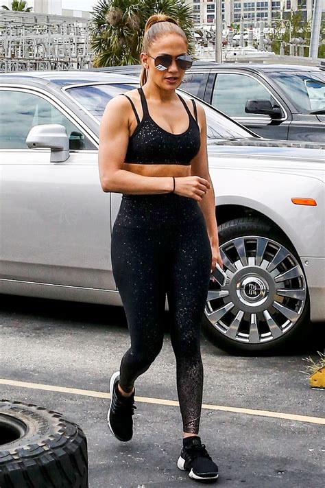 Jennifer Lopez Sexy Gym Outfit Hot Celebs Home