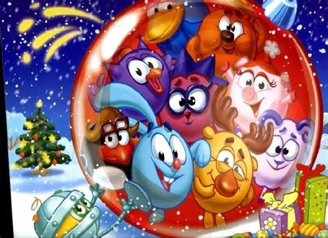 Новогодний плакат смешарики (49 фото)