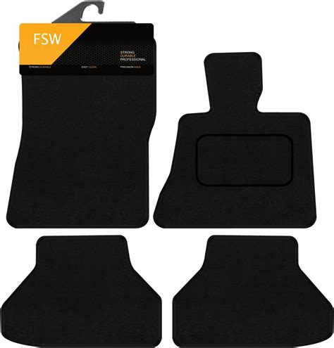 FSW Tailored Mats Fits AUDI TT 2006 2014 4 Piece Set Black