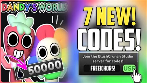 NEW UPDATE DANDY S WORLD CODES ROBLOX IN 2024 ALL WORKING CODES