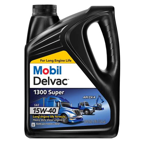 Mobil Delvac 1300 Super Heavy Duty Synthetic Blend Diesel Engine Oil ...