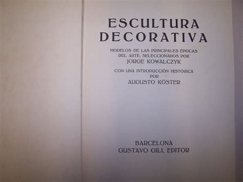 Escultura Decorativa Modelos De Las Principales Epocas Del Arte By