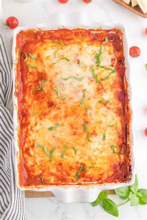 Lazy Ravioli Lasagna Baked Casserole