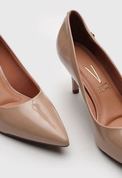 Scarpin Vizzano Color Nude Compre Agora Dafiti Brasil