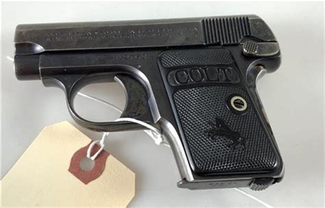 Lot - COLT MODEL POCKET PISTOL .25 CALIBER PISTOL SN: 342158