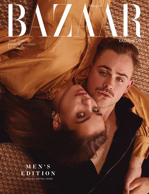Dacre Montgomery & Liv Pollock para Harper's Bazaar Kazajastán Agosto