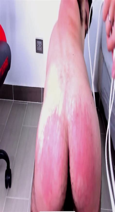A Hard Spanking Makes His Ass Cheeks Red