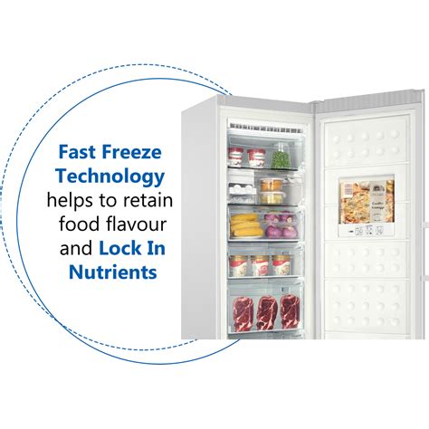 Haier H2F-255WSAA Free Standing 262 Litres E Upright Freezer White New ...