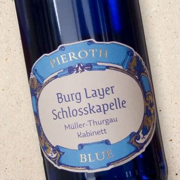 Burg Layer Schlosskapelle Pieroth Blue 2022 Strictly Wine