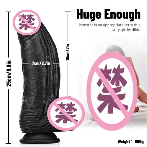 Cm Realistic Thick Dildo With Double Density Anal Dildos Huge Sucker Malay Penis Giant Anus